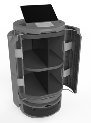 TemiGo-pro Electric-Door_Open_Black